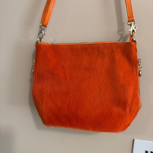 Genuine Leather Calf Pony Hair crossbody bag - Picture 2 of 6